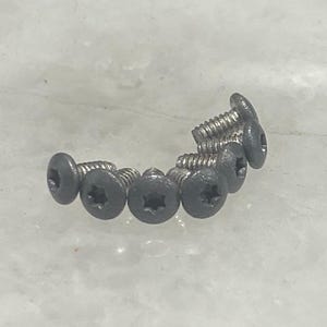Flat Gray Stainless T6 Torx Screws For Kershaw 9000 Livewire Knife Scale & Clip
