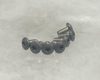Flat Gray Stainless T6 Torx Screws For Kershaw 9000 Livewire Knife Scale & Clip