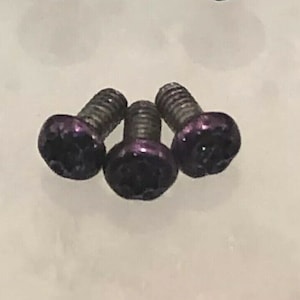Translucent Purple Pocket Clip Torx Screws For Spyderco Military Folder Knife