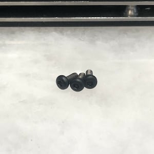 Black Stainless Torx Screws For Spyderco Smock Knife Pocket Clip - 3pcs
