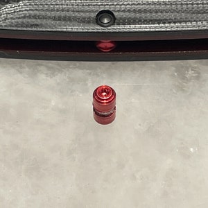 Translucent Red Thumb Stud For Benchmade Freek 560-1 and Mini Freek 565-1 Knife