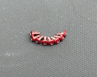 Rot Edelstahl T6 Torx Schrauben Für Kershaw Lucha Balisong 5150 Messergriff 8Stk