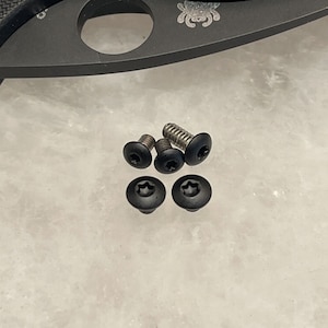 Black Stainless Torx Screws For Spyderco Lil’Native Compression Lock Knife 5pcs