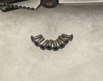 Parafusos inoxidáveis cinzentos para o punho da faca dos EUA Emerson com modelos de aço do impasse