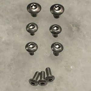 Stainless Steel Screws Set For Spyderco Shaman Pakkawood Rex 45 Exclusive Knife