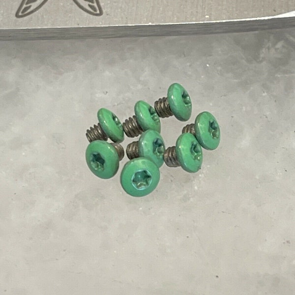 Green Torx Screws For Benchmade Bugout 535 Mini Bugout Bailout 537 Handle Scales