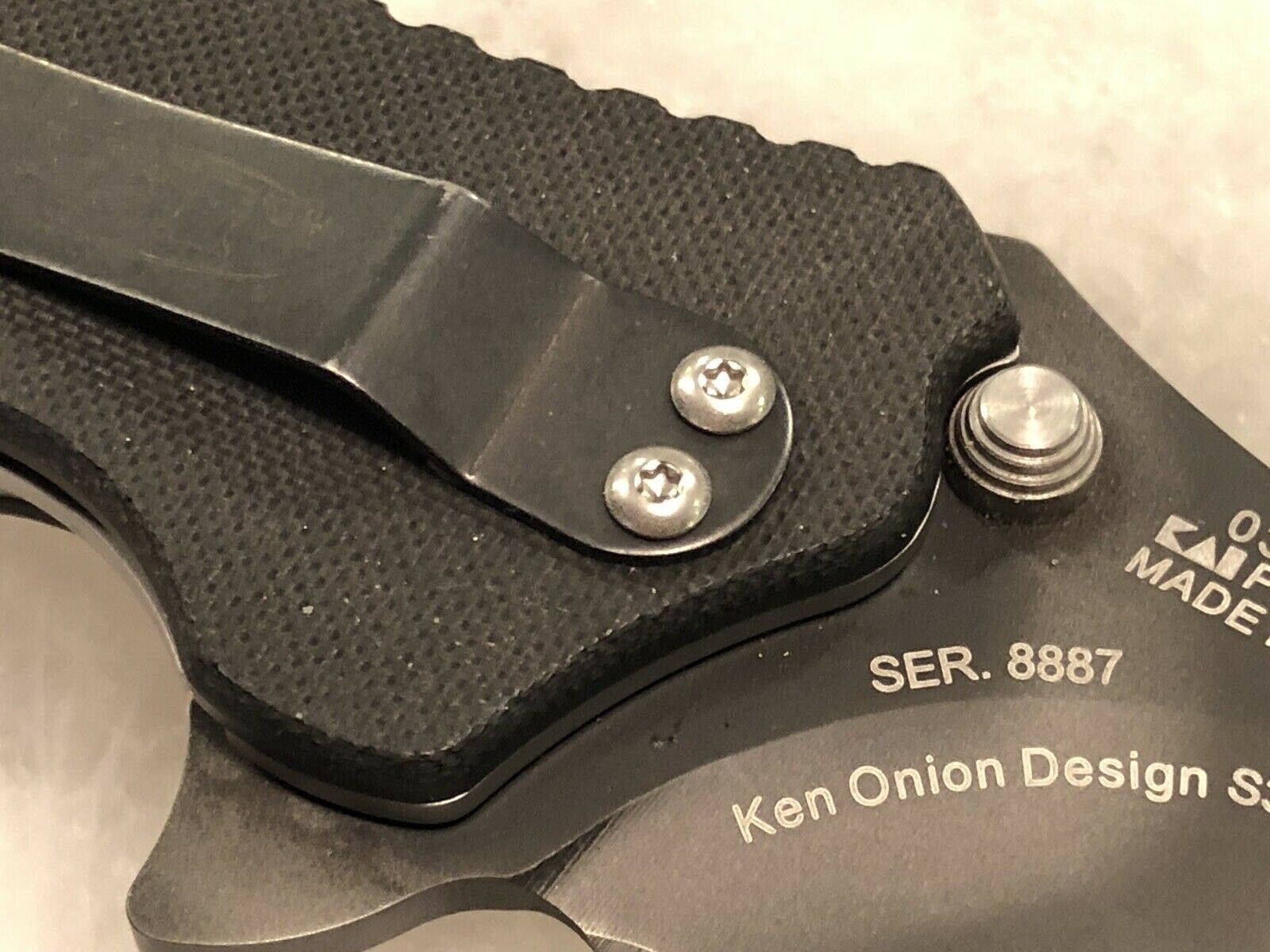 ゼロトレランス ZT0350 ZT350 フォルダーナイフ用ポケットクリップ 