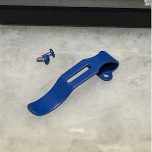Blauer Stahl Taschen-Clip für Streamlight Wedge 88810 88811 XT 88812 Taschenlampe