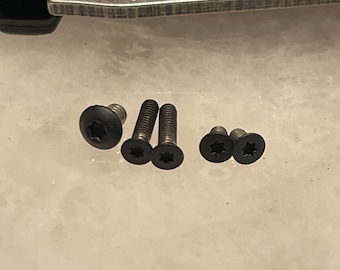 Black Stainless Screws For Gerber Fastball Knife Pivot Handle Pocket Clip 5pcs