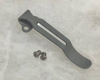Gray Steel Deep Carry Pocket Clip For Kershaw CQC-4KXL CQC-6K CQC-7K cqc-11k cqc-10k Knife Series