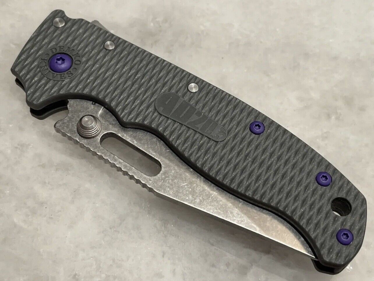 Purple Titanium Deep Carry Pocket Clip W/stainless Screws for