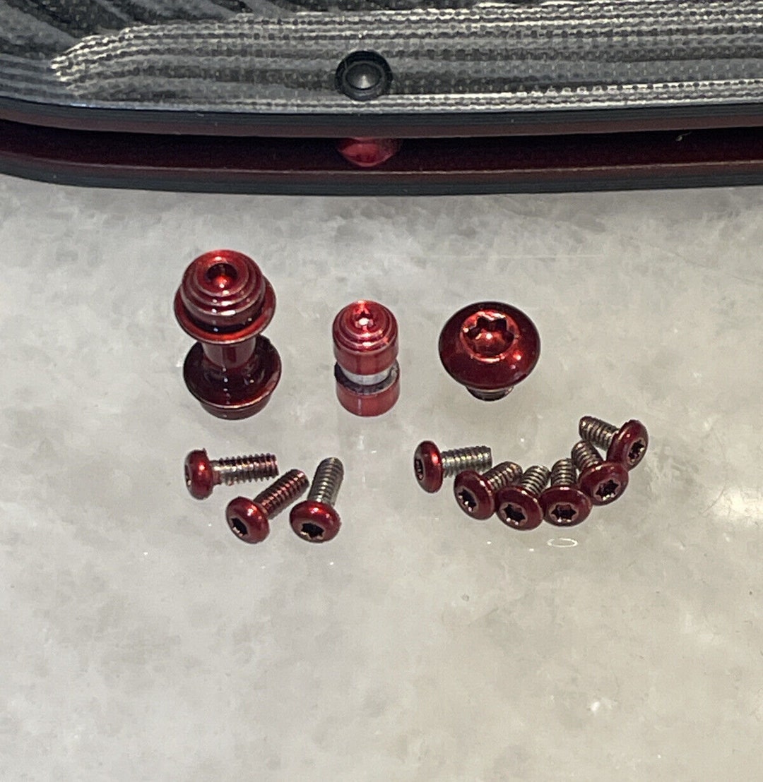 Red Torx Fasteners Red Stainless Torx Screws Axis Bar Thumb Stud for Benchmade Freek 560BK ...