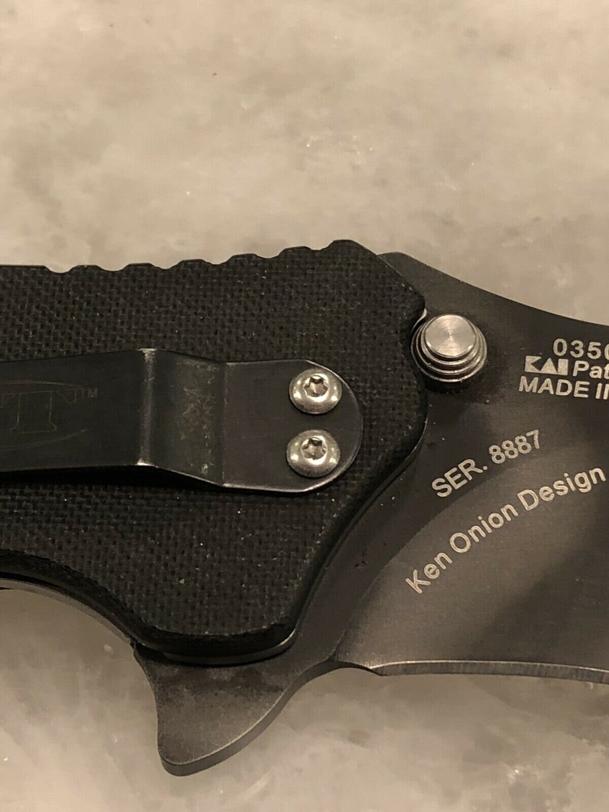 ゼロトレランス ZT0350 ZT350 フォルダーナイフ用ポケットクリップ 