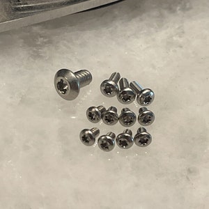 Stainless Steel Screw Set For Ontario Rat 2 Knife Pivot Scale & Pocket Clip 12pc