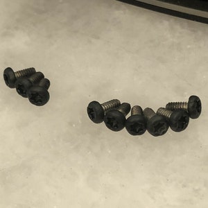 Matte Black T8 Torx Screws For Benchmade Freek 560 560BK-1 Knife Folder 9pcs