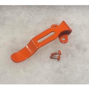 Orange Steel Pocket Clip For Olight Arkfeld Pro Arkfeld UV Flashlight