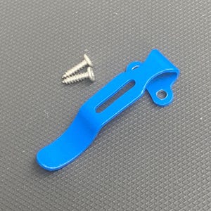 Blue Steel Deep Carry Pocket Clip For Coast Slayer LED PRO Flashlight