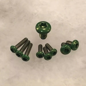 Green Torx Screws Set For Benchmade Griptilian Scale Pivot & Clip 550 551 553