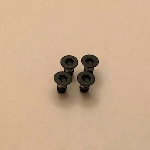 Black Stainless T8 Torx Screws for Spyderco Paramilitary 2 G10 Handle Knife