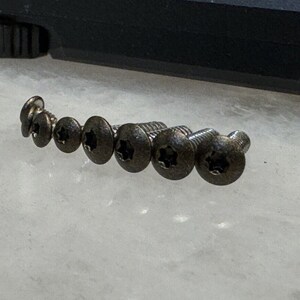 Dark Vintage Bronze Torx Schrauben Set für Streamlight Wedge 88810 88811 Taschenlampe