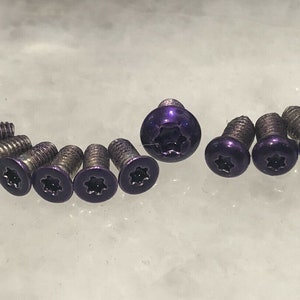 Translucent Purple Screws Set For Spyderco Tenacious and Resilience Pocket Knife