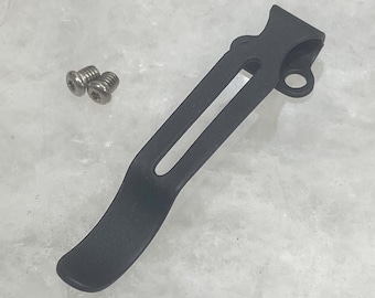 Black Steel Deep Carry Pocket Clip For Kershaw CQC-4K CQC-6K CQC-10K Knife