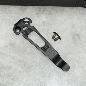 Matt Schwarz Stahl Pocket Clip für Streamlight Wedge 88810 88811 XT 88812 Taschenlampe