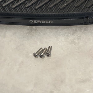 Stainless Steel T6 Torx Screws For Gerber 06 F.A.S.T Knife Pocket Clip - 3pcs