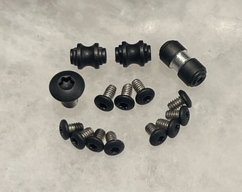 Black Stainless Screws, Aluminum Thumb Stud & Standoff For Benchmade 940-2 Knife