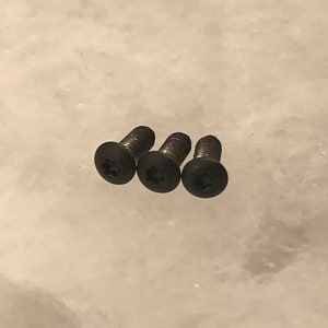 Black Pocket Clip Torx Screws For Cold Steel Recon 1 Knife - Set of 3 - T6 Torx