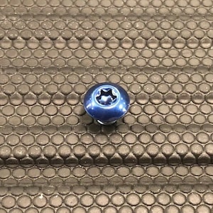 Translucent Blue Pivot Screw For Spyderco Military Knife C36GPE C36GPCMO C36GPBK