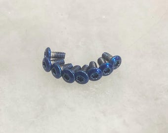 Blue Stainless Steel T6 Torx Screws For Kershaw Lucha Balisong 5150 Knife Handle 8pcs