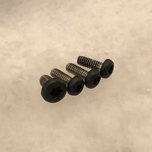 Matte Black Screws Set For Kershaw 1660 Leek Scale & Pivot - Frame Lock Model