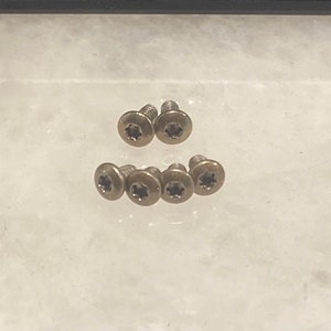 Golden Bronze Stainless T6 Torx Screws For Kershaw 9000 Livewire Knife Scale & Clip