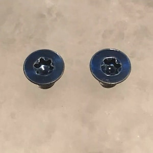 Translucent Blue Handle Screws For Zero Tolerance ZT0900 Les George Flush Mount