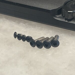 Schwarze Torx Schrauben für Streamlight Wedge 88810 88811 Taschenlampe 8Stk