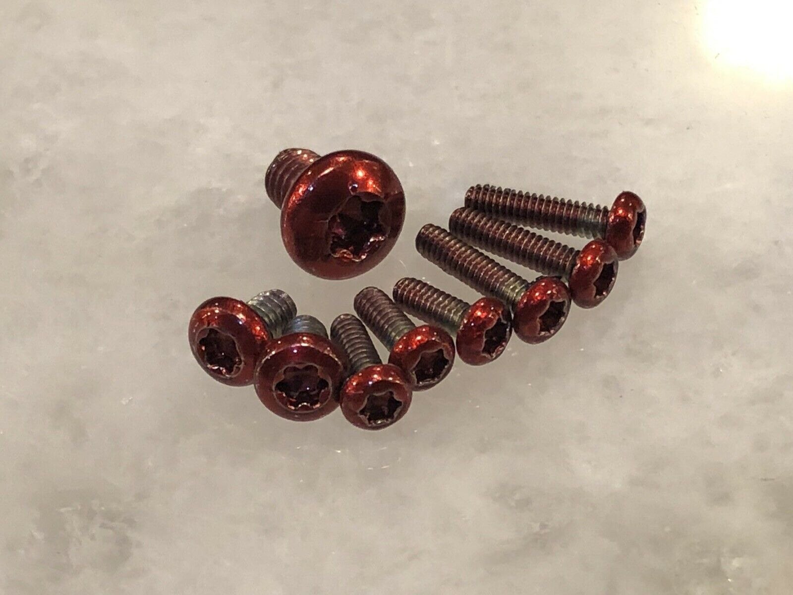 Red Torx Fasteners Red Torx Screws Set for Benchmade Griptilian Scale Pivot & Clip 550 551 ...
