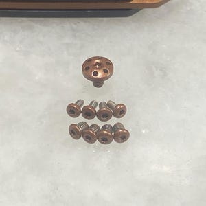 Copper Stainless Steel Screws For Kershaw 2038 Iridium DuraLock Knife - set of 9pcs