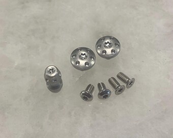 Edelstahl Daumen Pin Torx Schrauben Für Kizer Drop Bear Messer Pivot Scale & Pocket Clip