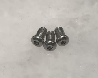 Vis Torx T6 en acier inoxydable pour Spyderco, ambitieuse persistance, résistance tenace, clip de poche - couteau non inclus