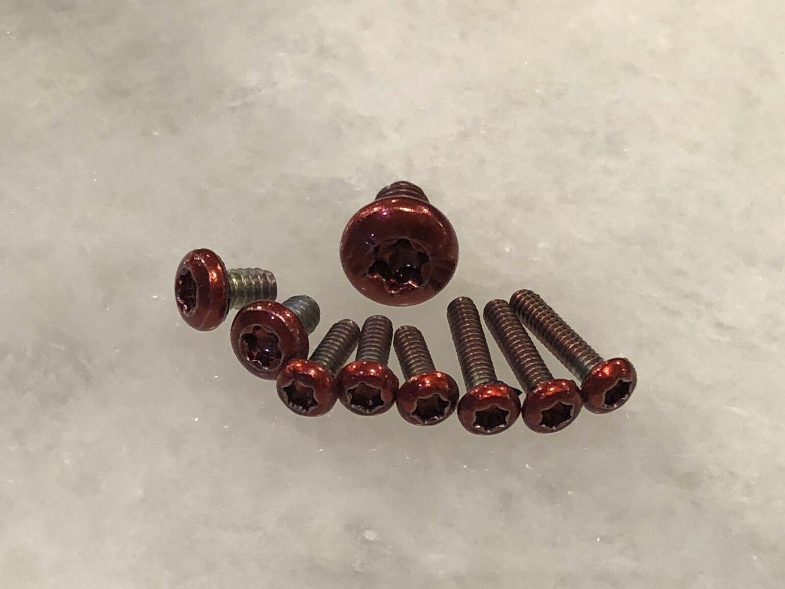 Red Torx Fasteners Red Torx Screws Set for Benchmade Griptilian Scale Pivot & Clip 550 551 ...