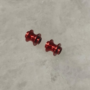 Red Edelstahl Abstandshalter Set für CJRB Crag Messer