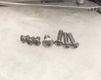 Stainless Steel Torx Screws For Kershaw Aluminum Handle Liner Lock Leek 1660 Knife - Set of 7pcs