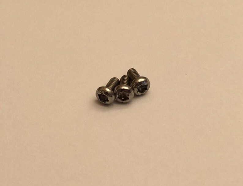 Replacement Torx Screws For Spyderco Delica 4 FRN Pocket Clip image 3