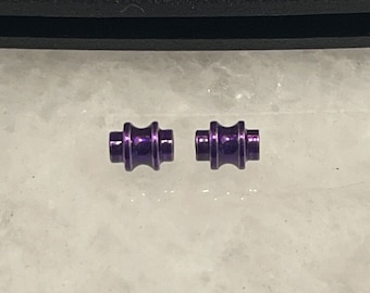 Translucent Purple Aluminum Standoff Spacers Set For Benchmade 535 Bugout 533 Mini 537 Bailout Knife