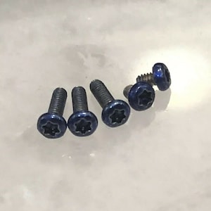 Translucent Blue Screw Set For Kershaw Launch 1 7100BW (Set of 5pcs) T8 Torx