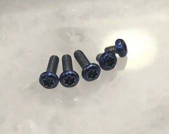 Translucent Blue Screw Set For Kershaw Launch 1 7100BW (Set of 5pcs) T8 Torx