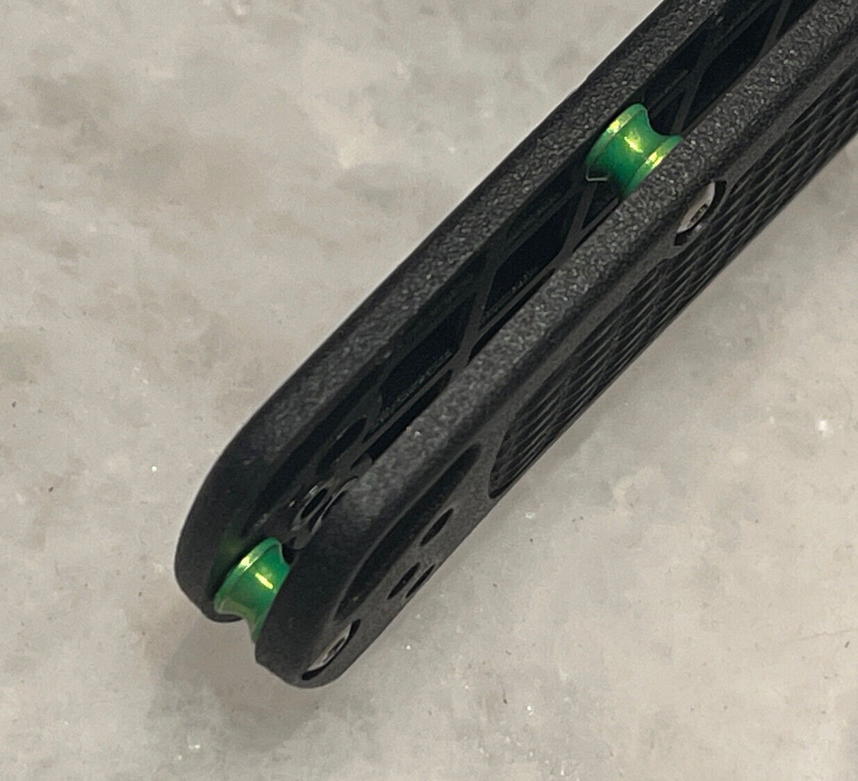 1PZ Chiglia Distanziale Posteriore In Lega Di Alluminio Nero