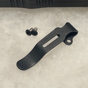 Black Steel Pocket Clip For Streamlight Wedge 88810 88811 XT 88812 Flashlight