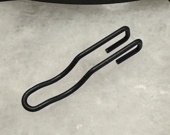 Matte Black Mini Steel Wire Clip For Spyderco Dragonfly 2 FRN Lil’Native Knife